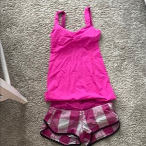 Lululemon Athletica Pink Athletic Shorts